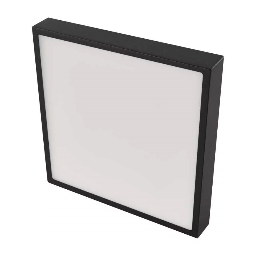 LED Stropné svietidlo NEXXO LED/28,5W/230V 3000/3500/4000K 30x30 cm čierna