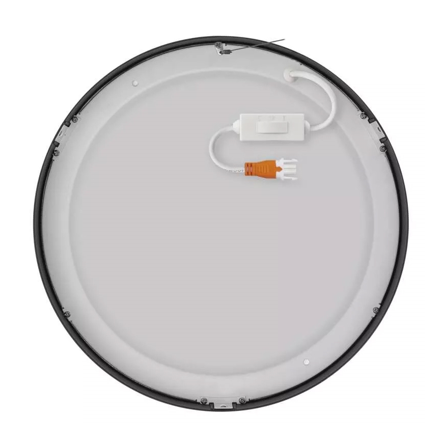 LED Stropné svietidlo NEXXO LED/28,5W/230V 3000/3500/4000K pr. 30 cm čierna