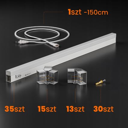 LED stropné svietidlo HEXAGON LED/280W/85-265V 6500K 313x298 cm CRI 90 IP54 biela