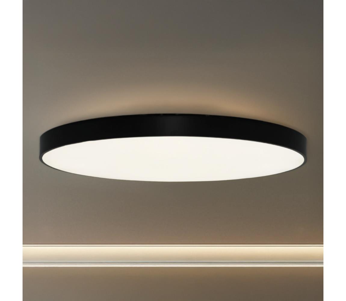 LED stropné svietidlo LED/300W/230V 3000/4000/6500K priemer 120 cm čierne CL7134