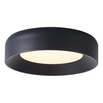 LED Stropné svietidlo LED/30W/230V 3000K čierna pr. 40 cm