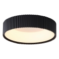 LED Stropné svietidlo LED/30W/230V 3000K čierna pr. 46 cm