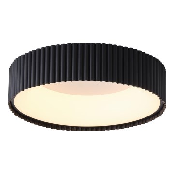 LED Stropné svietidlo LED/30W/230V 3000K čierna pr. 46 cm