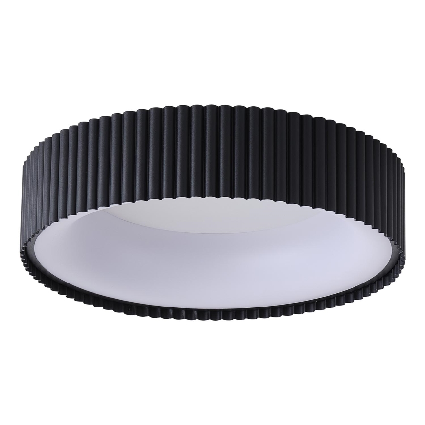 LED Stropné svietidlo LED/30W/230V 3000K čierna pr. 46 cm