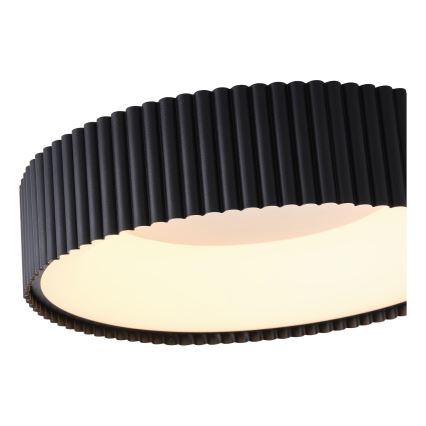 LED Stropné svietidlo LED/30W/230V 3000K čierna pr. 46 cm