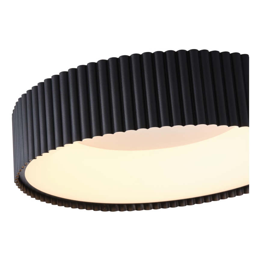 LED Stropné svietidlo LED/30W/230V 3000K čierna pr. 46 cm