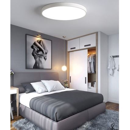 LED Stropné svietidlo LED/30W/230V 4000K pr. 30 cm biela