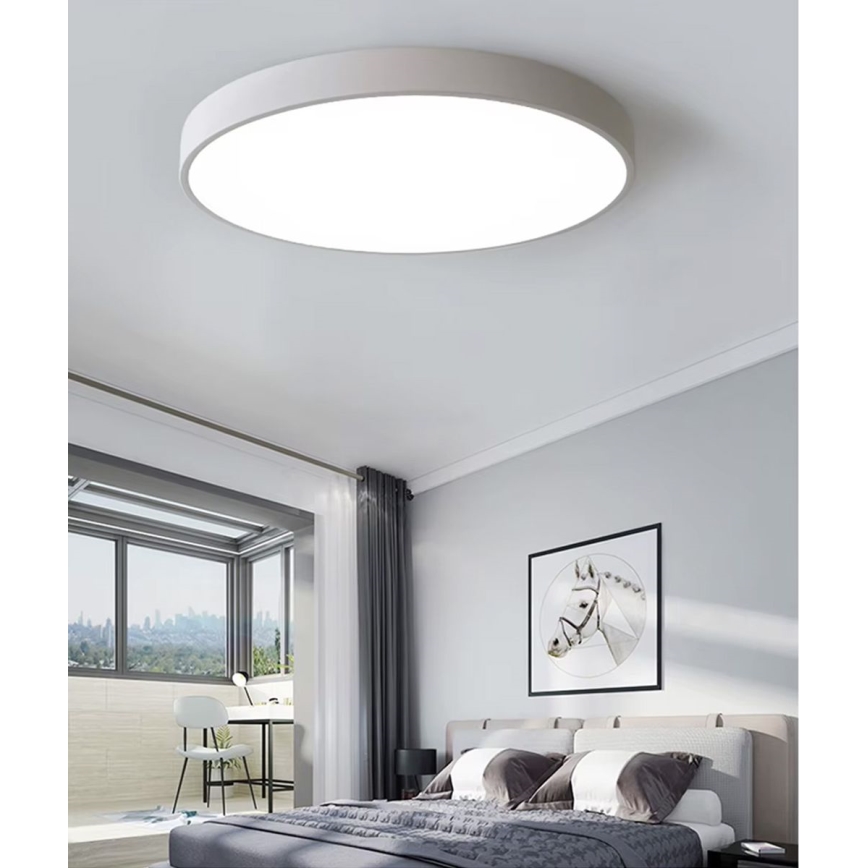LED Stropné svietidlo LED/30W/230V 4000K pr. 30 cm biela