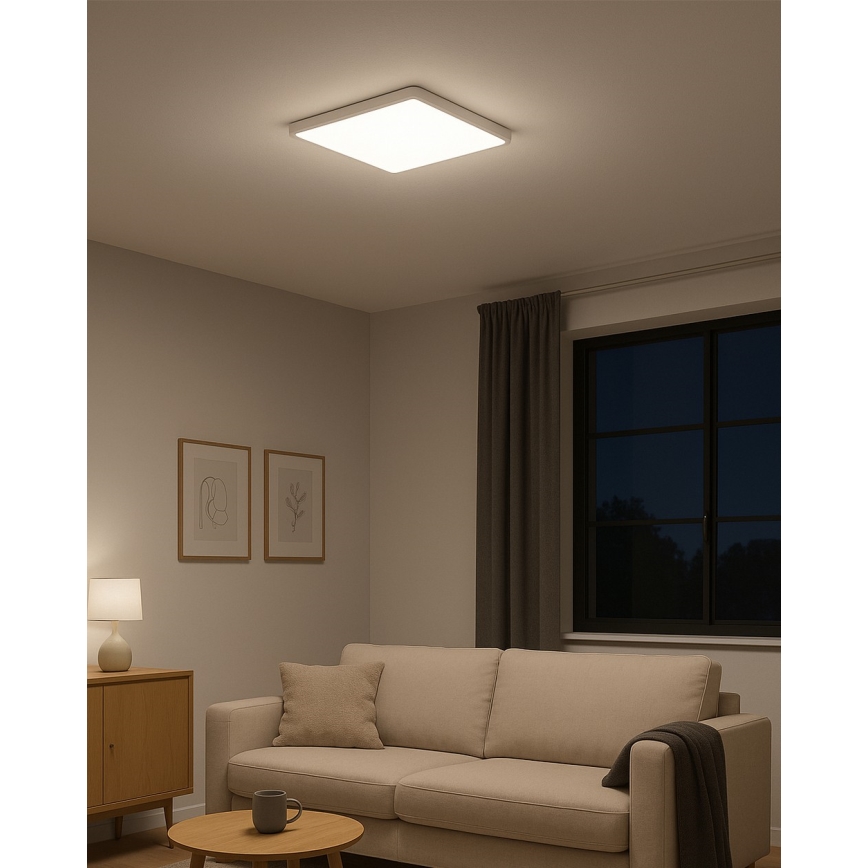 LED stropné svietidlo LED/32W/230V 3000/4000/6500K 40x40 cm biele