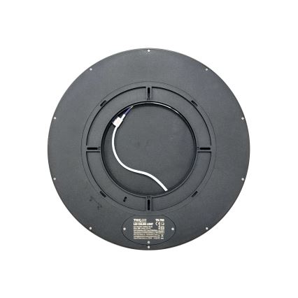 LED stropné svietidlo LED/32W/230V 3000/4000/6500K pr. 40 cm čierna