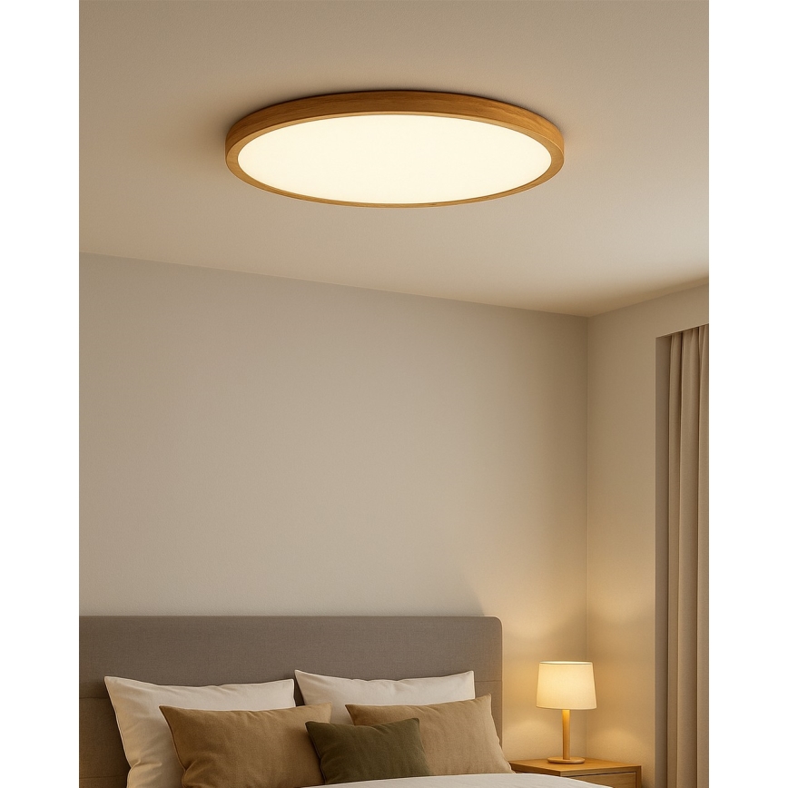 LED stropné svietidlo LED/32W/230V 3000/4000/6500K priemer 40 cm béžové