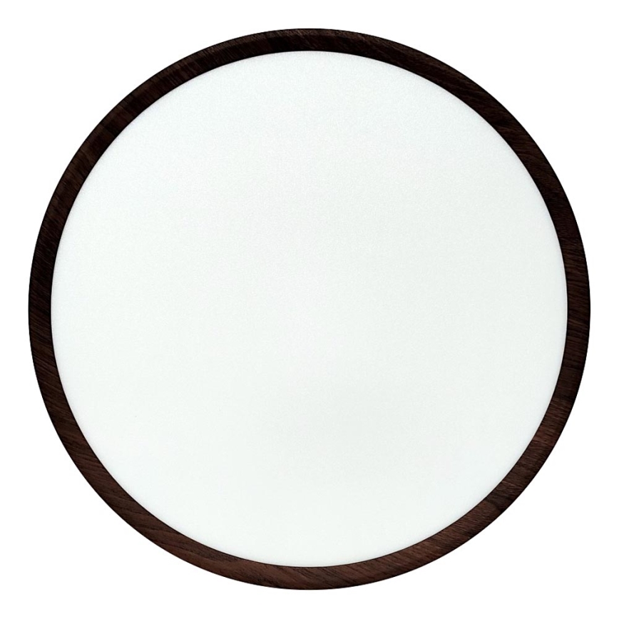 LED stropné svietidlo LED/32W/230V 3000/4000/6500K, priemer 40 cm, hnedé