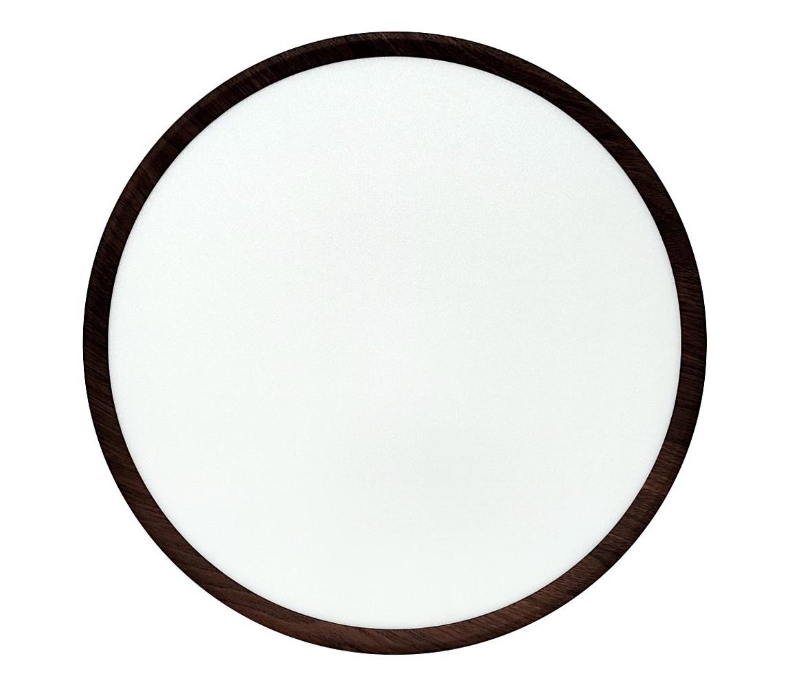 LED stropné svietidlo LED/32W/230V 3000/4000/6500K, priemer 40 cm, hnedé 008 0001315