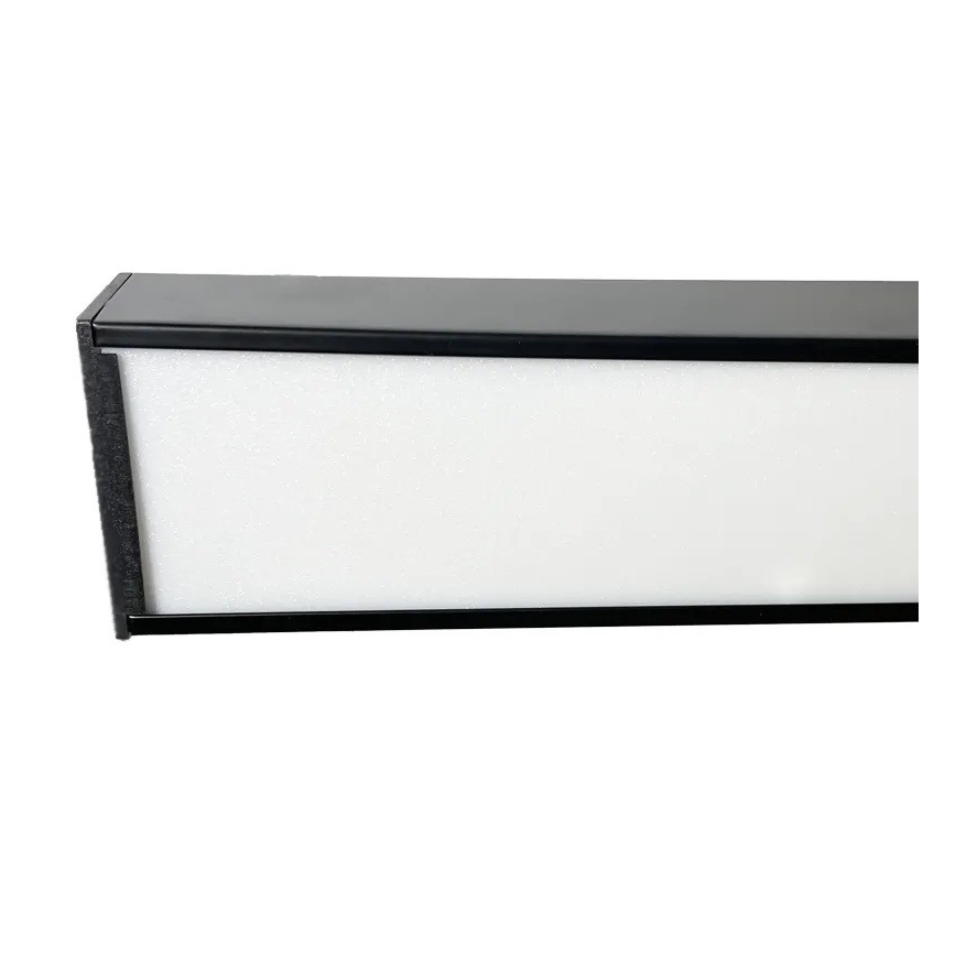 LED Stropné svietidlo LED/32W/230V 4000K 120x13 cm čierna