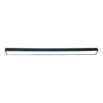 LED Stropné svietidlo LED/32W/230V 4000K 120x7 cm čierna