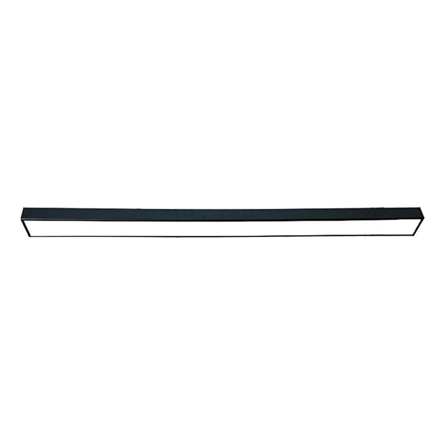 LED Stropné svietidlo LED/32W/230V 4000K 120x7 cm čierna