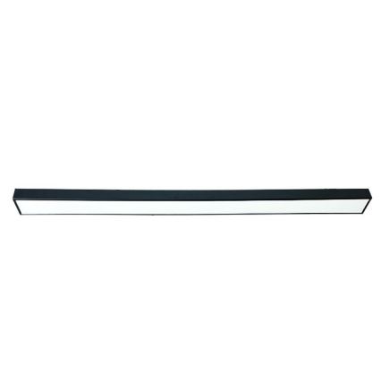 LED Stropné svietidlo LED/32W/230V 4000K 120x7 cm čierna