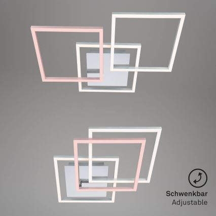 LED stropné svietidlo LED/33W/230V 3000K matný chróm