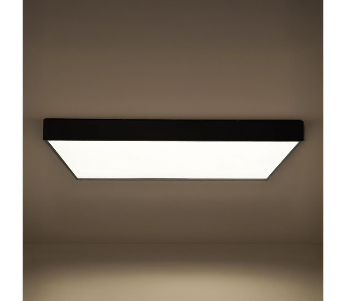 LED stropné svietidlo LED/340W/230V 3000/4000/6500K 100x100 cm čierna CL7233