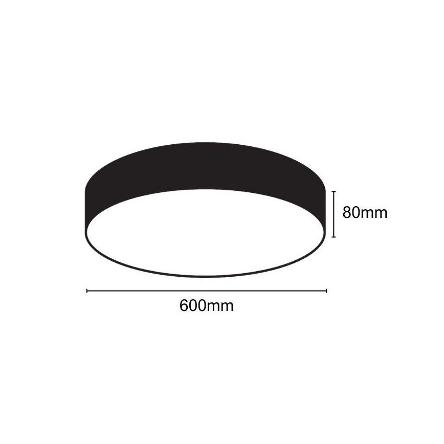 LED Stropné svietidlo LED/35W/230V 4000K pr. 60 cm