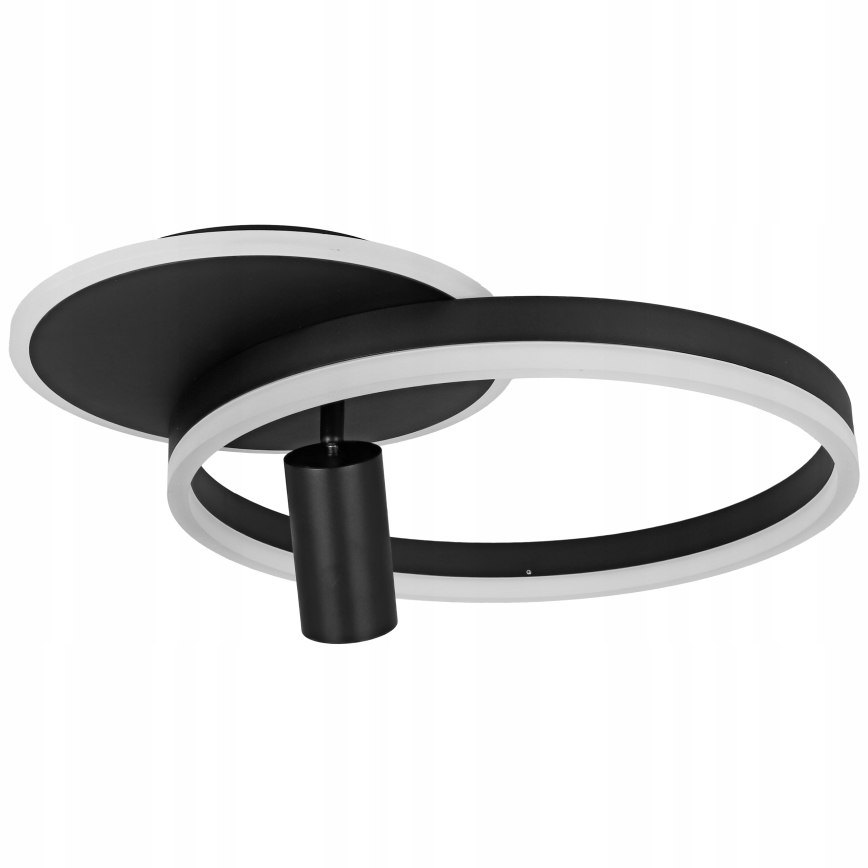 LED stropné svietidlo LED/38W/230V + 1xGU10/30W čierne