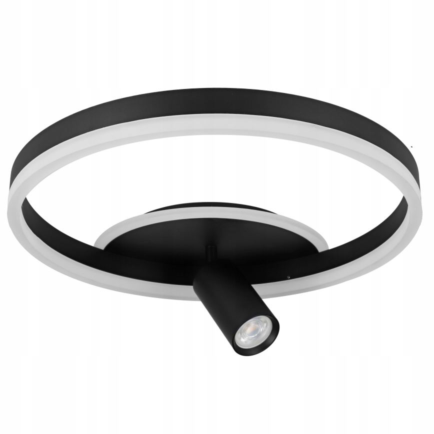 LED stropné svietidlo LED/38W/230V + 1xGU10/30W čierne