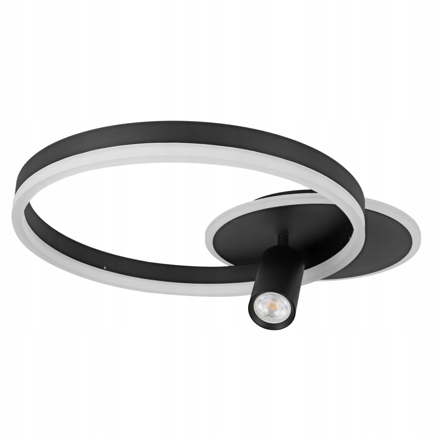 LED stropné svietidlo LED/38W/230V + 1xGU10/30W čierne