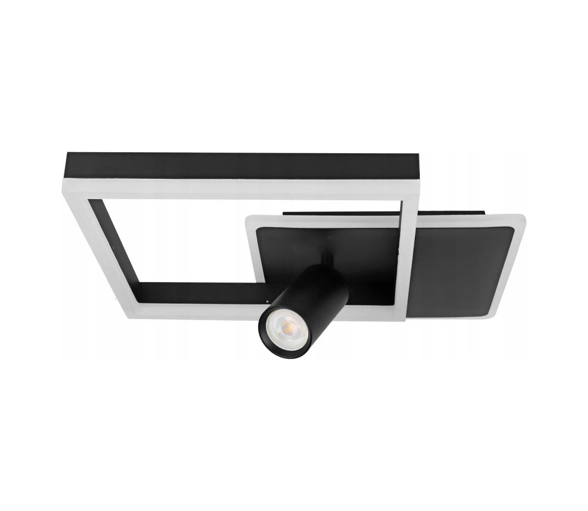 SmartLED LED stropné svietidlo LED/38W/230V + 1xGU10/30W čierne 7938