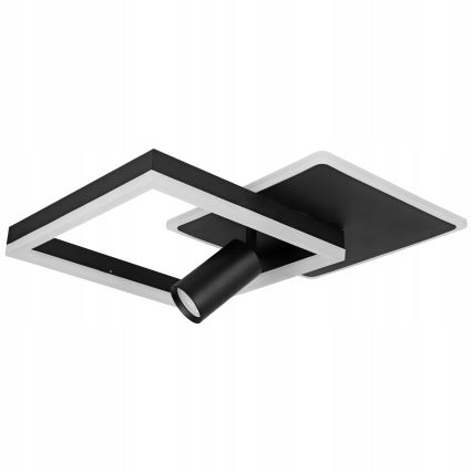 LED stropné svietidlo LED/38W/230V + 1xGU10/30W čierne