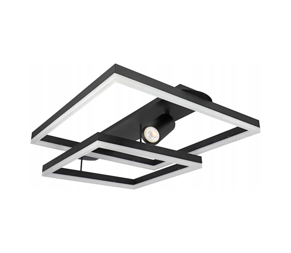 SmartLED LED stropné svietidlo LED/38W/230V + 1xGU10/30W čierne 7942