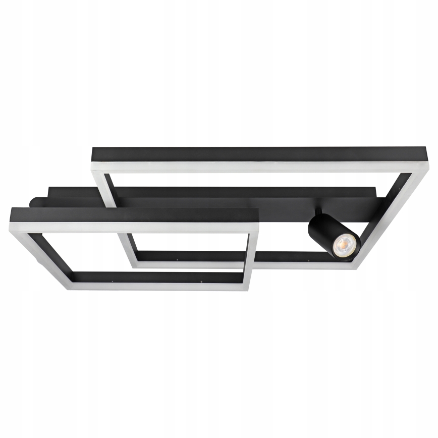 LED stropné svietidlo LED/38W/230V + 1xGU10/30W čierne