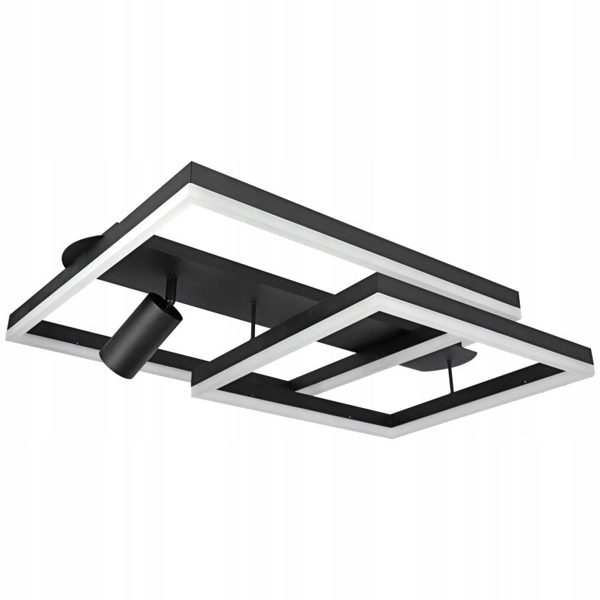 LED stropné svietidlo LED/38W/230V + 1xGU10/30W čierne