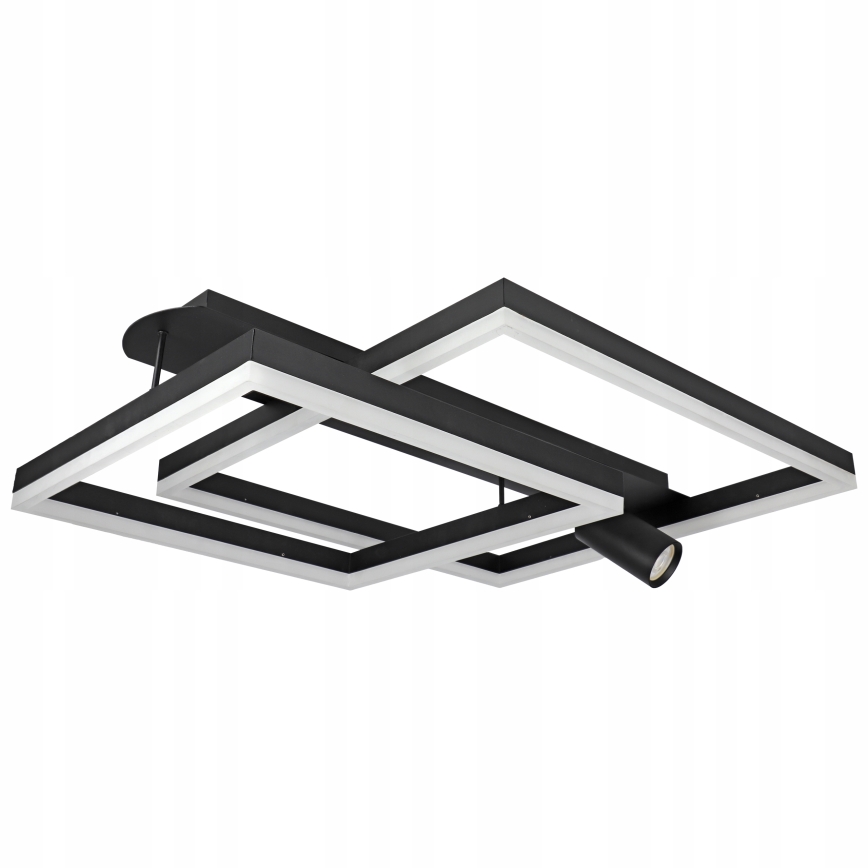 LED stropné svietidlo LED/38W/230V + 1xGU10/30W čierne