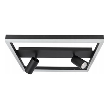 LED Stropné svietidlo LED/38W/230V + 2xGU10/30W čierna
