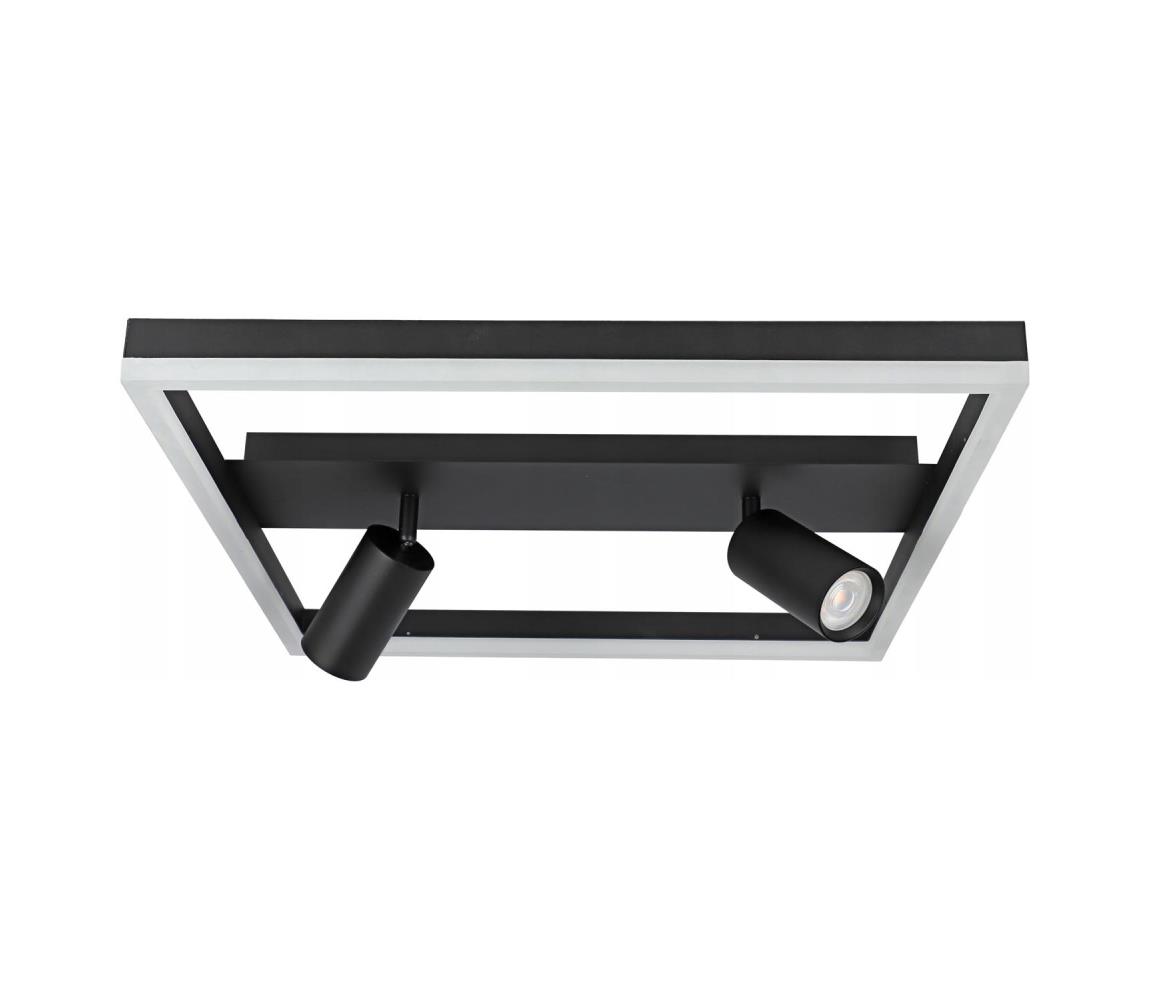 SmartLED LED Stropné svietidlo LED/38W/230V + 2xGU10/30W čierna 7940