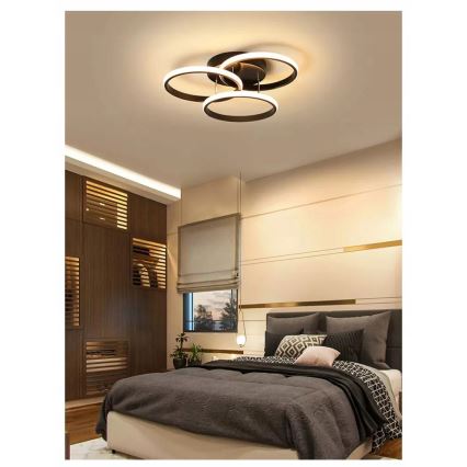 LED stropné svietidlo LED/38W/230V čierna