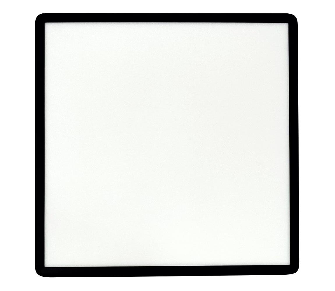 LED stropné svietidlo LED/40W/230V 3000/4000/6500K 50x50 cm čierne 008 0001294