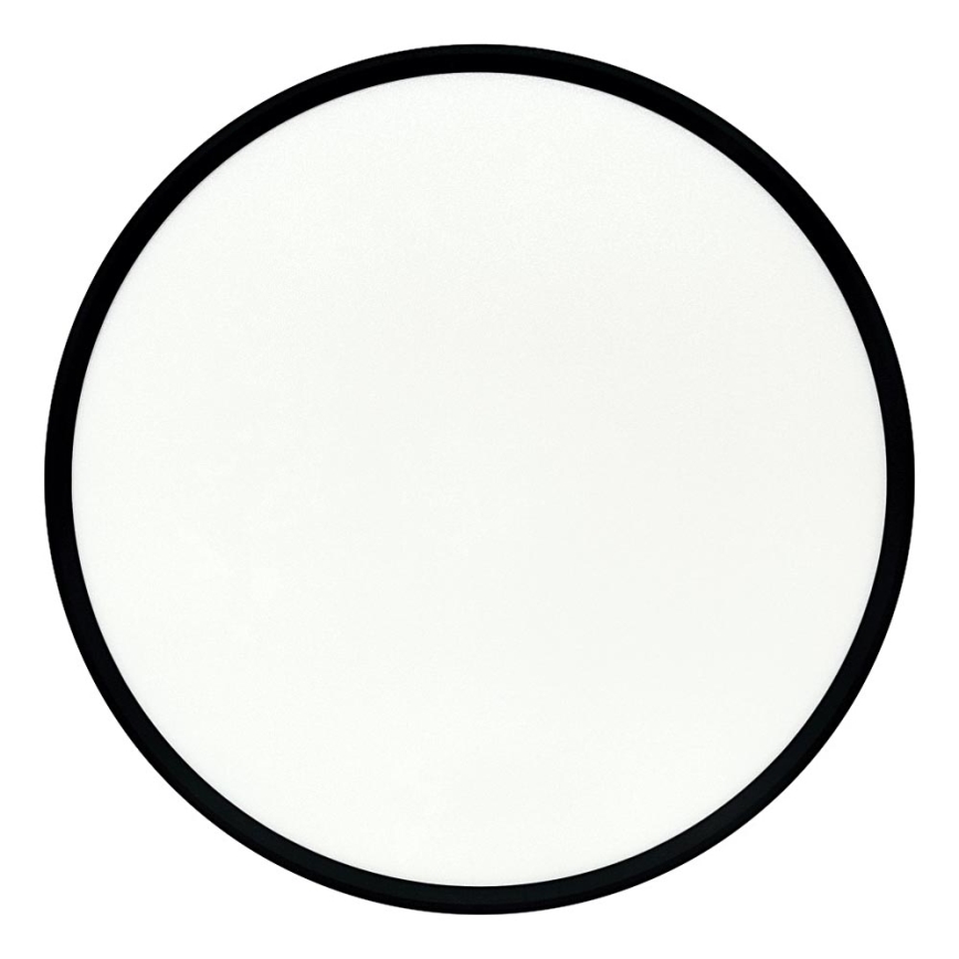 LED stropné svietidlo LED/40W/230V 3000/4000/6500K pr. 50 cm čierne