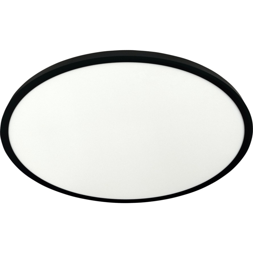LED stropné svietidlo LED/40W/230V 3000/4000/6500K pr. 50 cm čierne
