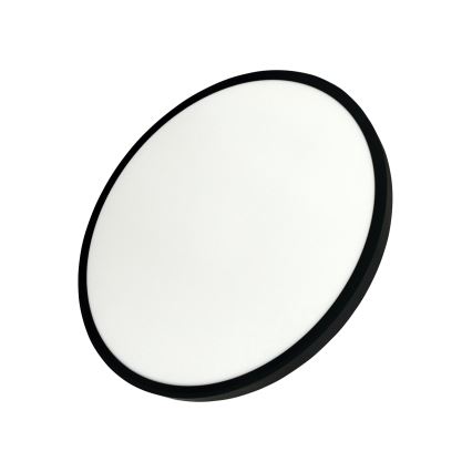 LED stropné svietidlo LED/40W/230V 3000/4000/6500K pr. 50 cm čierne