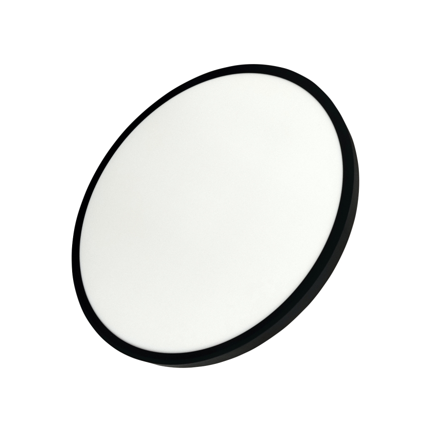 LED stropné svietidlo LED/40W/230V 3000/4000/6500K pr. 50 cm čierne