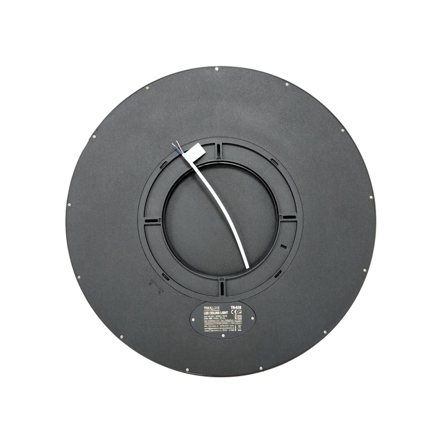 LED stropné svietidlo LED/40W/230V 3000/4000/6500K pr. 50 cm čierne