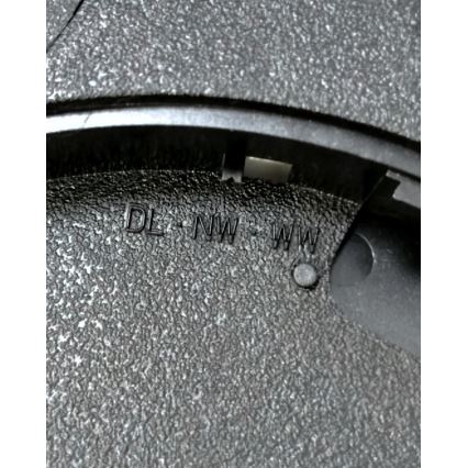 LED stropné svietidlo LED/40W/230V 3000/4000/6500K pr. 50 cm čierne