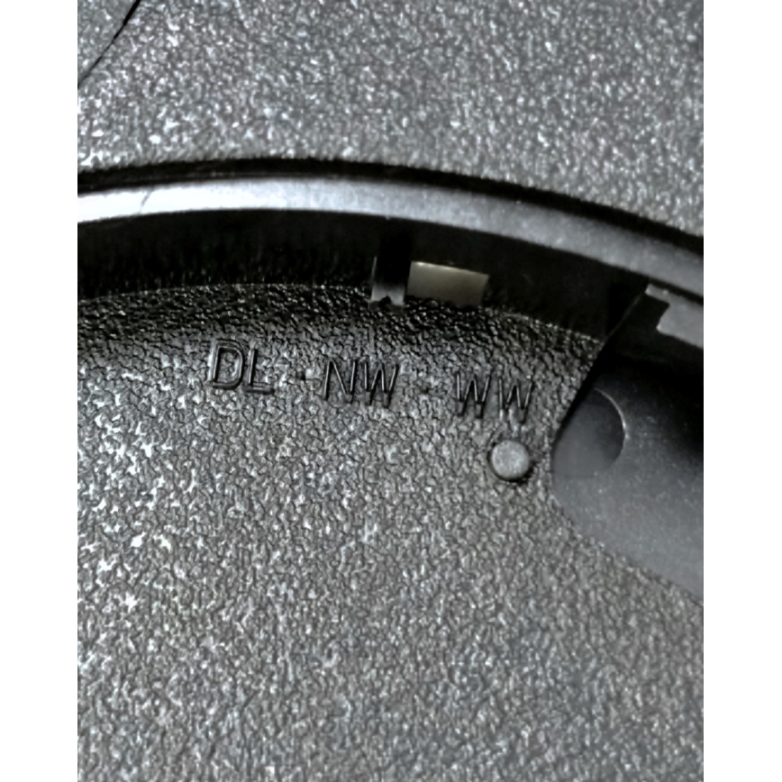 LED stropné svietidlo LED/40W/230V 3000/4000/6500K pr. 50 cm čierne