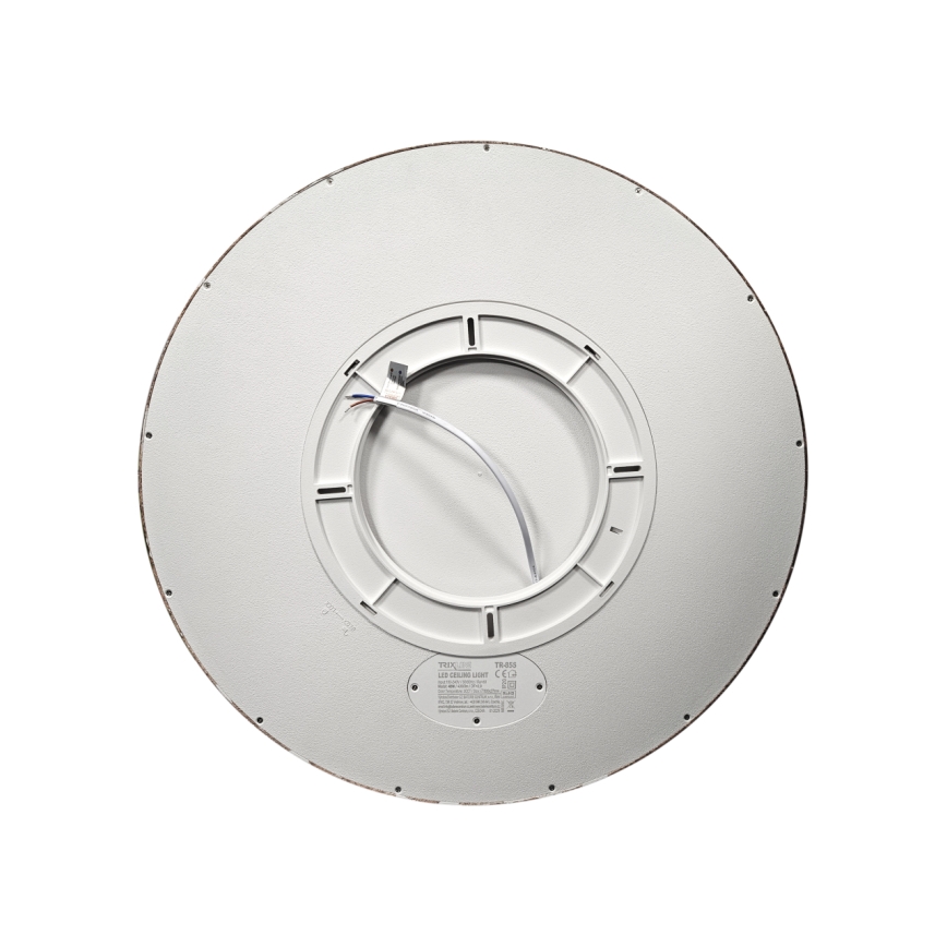 LED stropné svietidlo LED/40W/230V 3000/4000/6500K pr. 50 cm hnedá