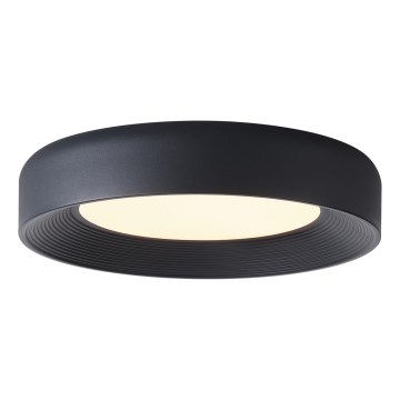 LED Stropné svietidlo LED/40W/230V 3000K čierna pr. 50 cm