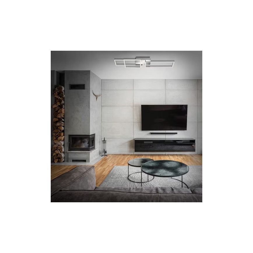 LED stropné svietidlo LED/42W/230V 3000K matný chróm