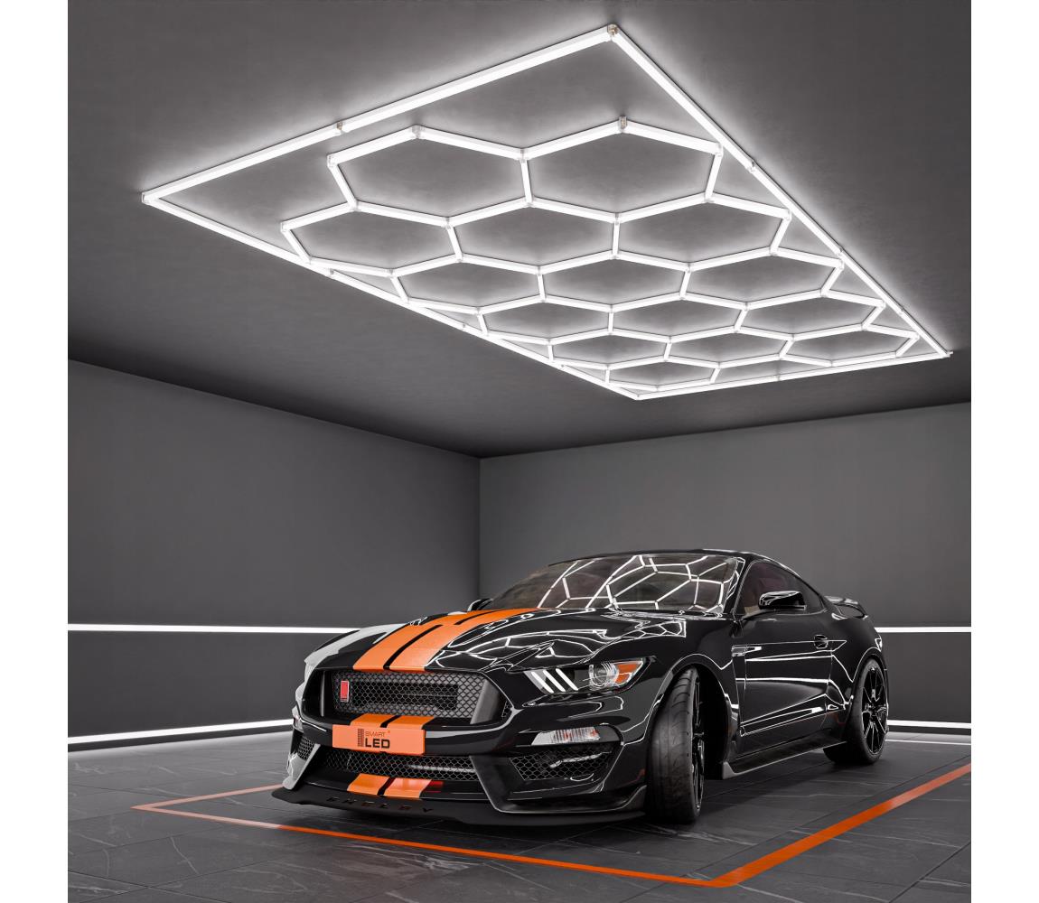 SmartLED LED Stropné svietidlo LED/696W/85-265V 6500K 484x243 cm CRI 90 IP44 biela 5408