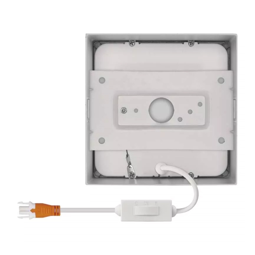 LED Stropné svietidlo NEXXO LED/7,6W/230V 3000/3500/4000K 12x12 cm biela
