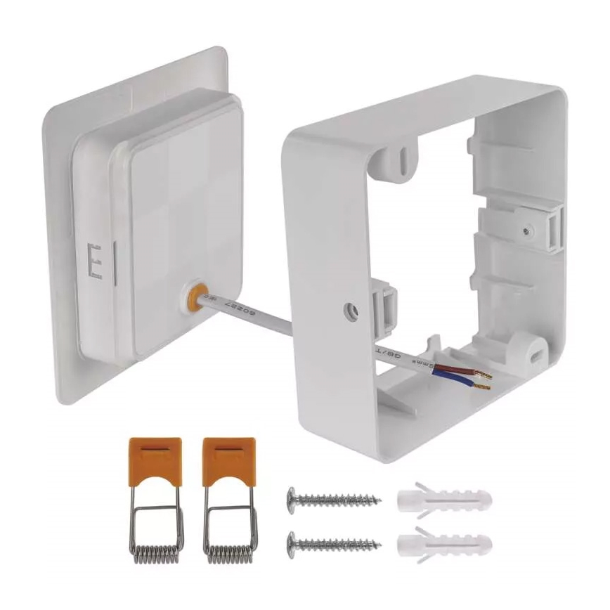 LED Stropné svietidlo LED/9W/230V 12x12 cm biela